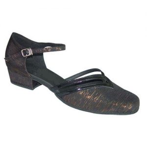 888107 Black and Gold Closed Toe Practice Shoes